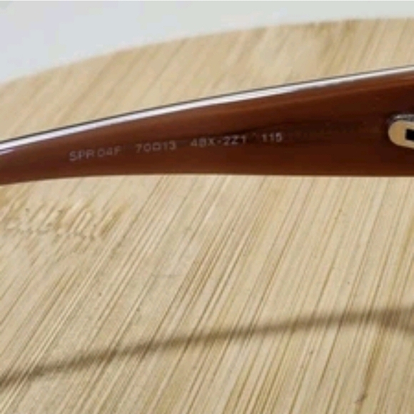 PRADA Model SPR04F 70-13 Sunglasses Brown Frames Made in Italy - Picture 9 of 16